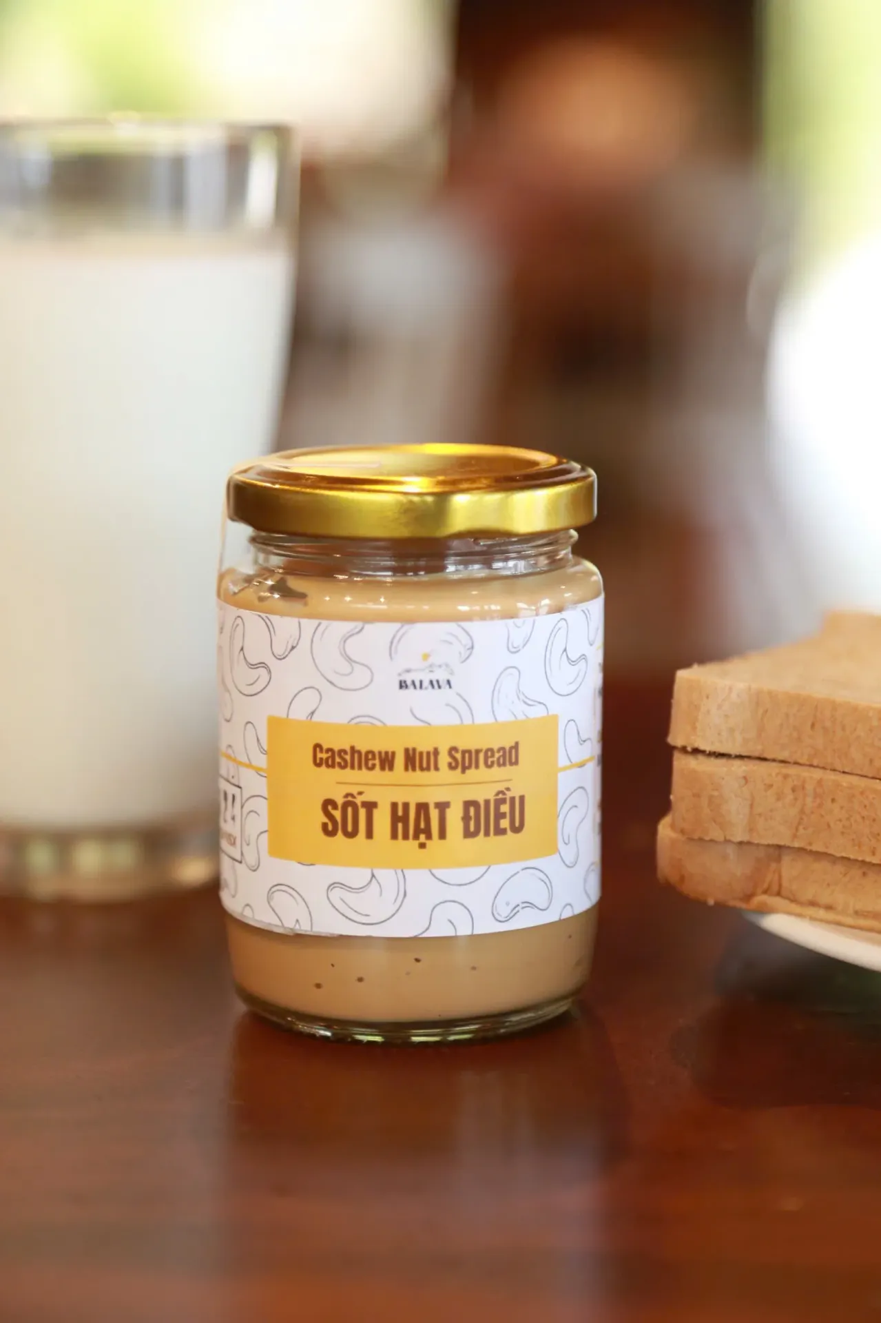 [BAL-SHD] Sốt hạt điều Balava ăn cùng bánh mì, sandwich siêu ngon